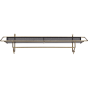 House Doctor Wally wandplank antiek messing/zwart - 900000268