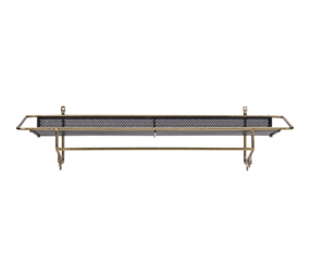 House Doctor Wally wall shelf antique brass/black