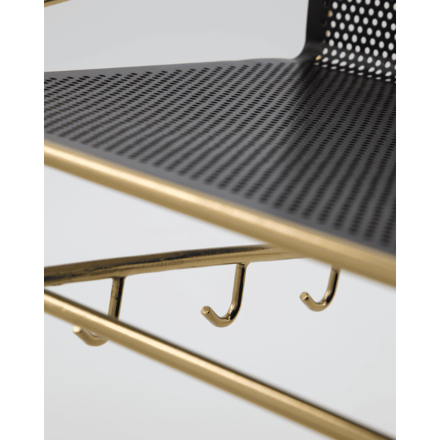 House Doctor Étagère murale Wally laiton antique/noir - 900000268