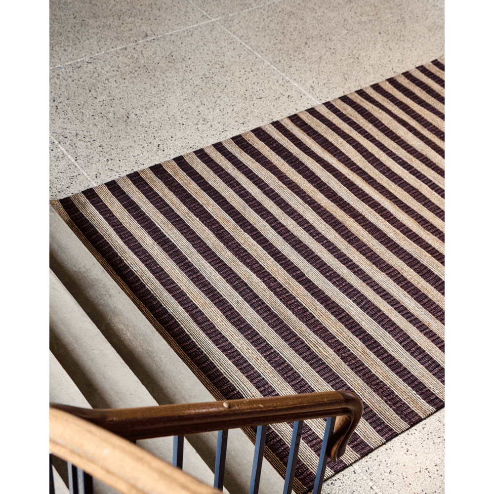 House Doctor Block vloerkleed 300x200cm bruin/naturel - 900000178 House Doctor Block vloerkleed 300x200cm bruin/naturel - 900000178