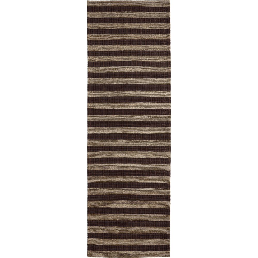 House Doctor Block vloerkleed 300x90cm bruin/naturel - 900000166