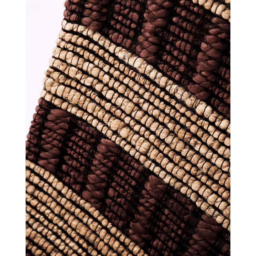House Doctor Blockmatta 230x160cm brun/naturfärgad - 900000164 House Doctor Blockmatta 230x160cm brun/naturfärgad - 900000164
