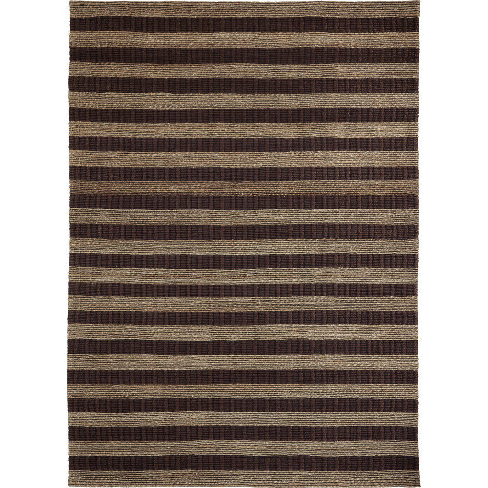 House Doctor Block vloerkleed 230x160cm bruin/naturel - 900000164