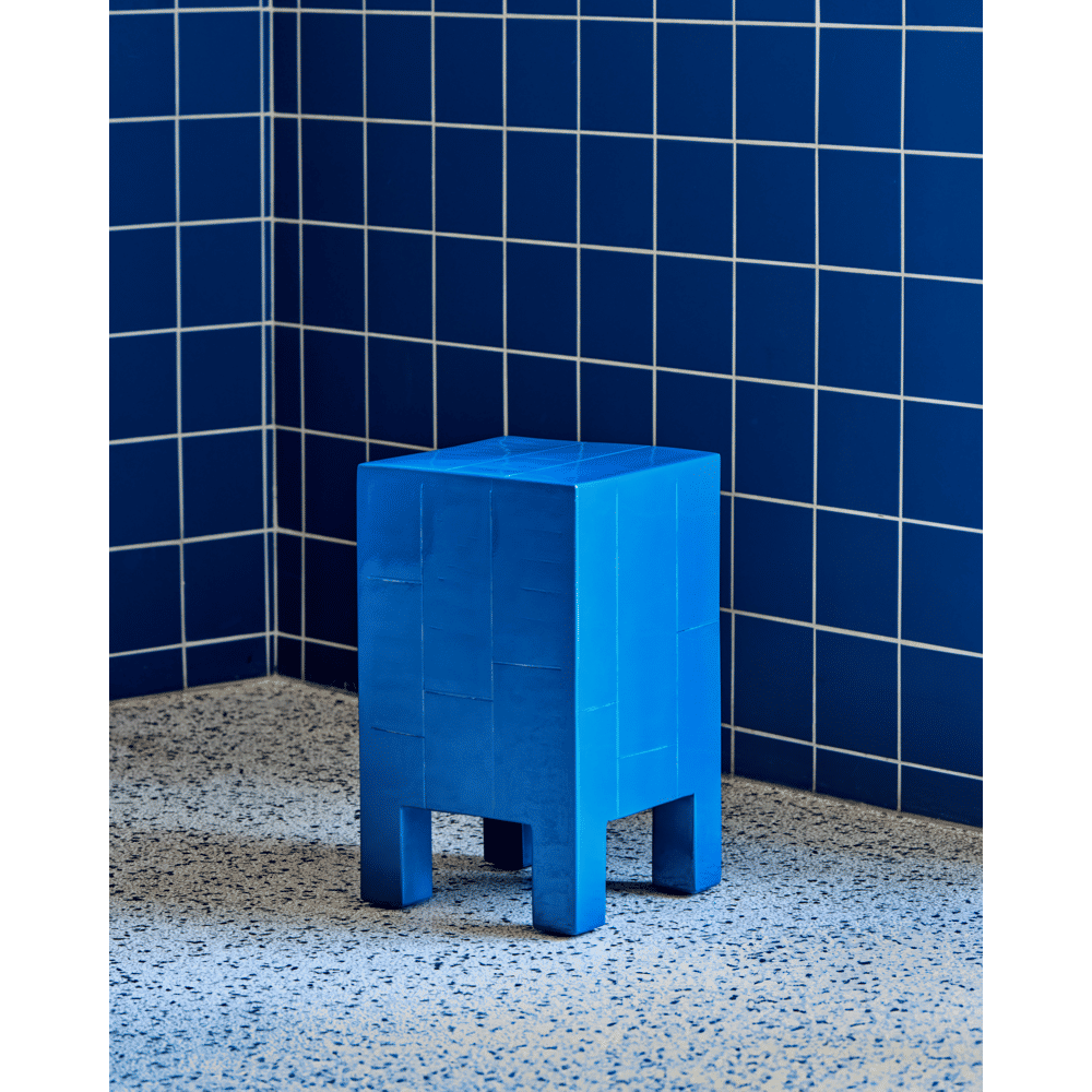 House Doctor Brick bijzettafel blauw - 900000116 House Doctor Brick bijzettafel blauw - 900000116