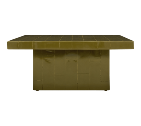 House Doctor Table basse en brique verte