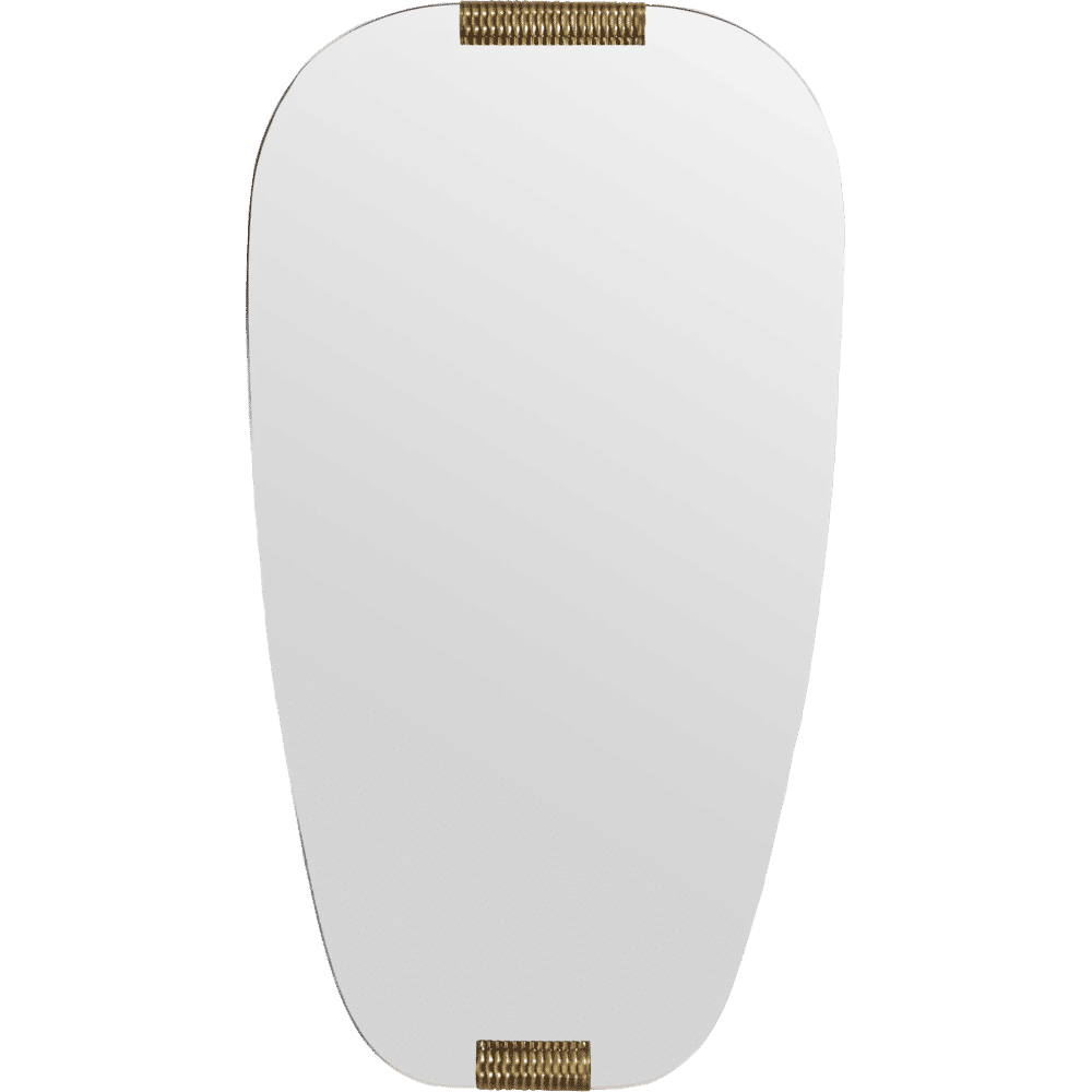 House Doctor Clips spiegel goud 58x32cm - 900000082 House Doctor Clips spiegel goud 58x32cm - 900000082