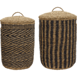House Doctor Paniers Cesto naturel/noir - 212470039 House Doctor Paniers Cesto naturel/noir - 212470039