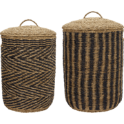 House Doctor Paniers Cesto naturel/noir - 212470039 House Doctor Paniers Cesto naturel/noir - 212470039