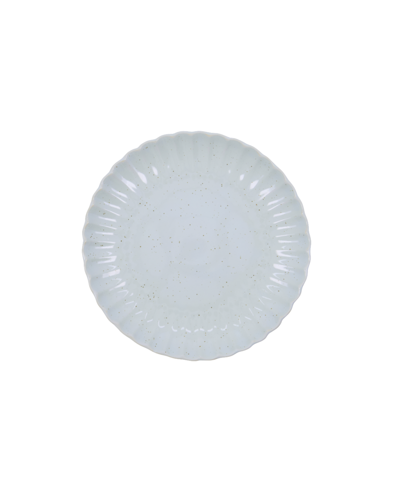 House Doctor Scallop dinner plates, light blue, set of 6 - 267710016 House Doctor Scallop dinner plates, light blue, set of 6 - 267710016