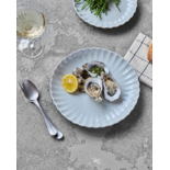 House Doctor Scallop dinner plates, light blue, set of 6 - 267710016 House Doctor Scallop dinner plates, light blue, set of 6 - 267710016