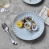 House Doctor Piatti piani Scallop, azzurro, set da 6 - 267710016 House Doctor Piatti piani Scallop, azzurro, set da 6 - 267710016