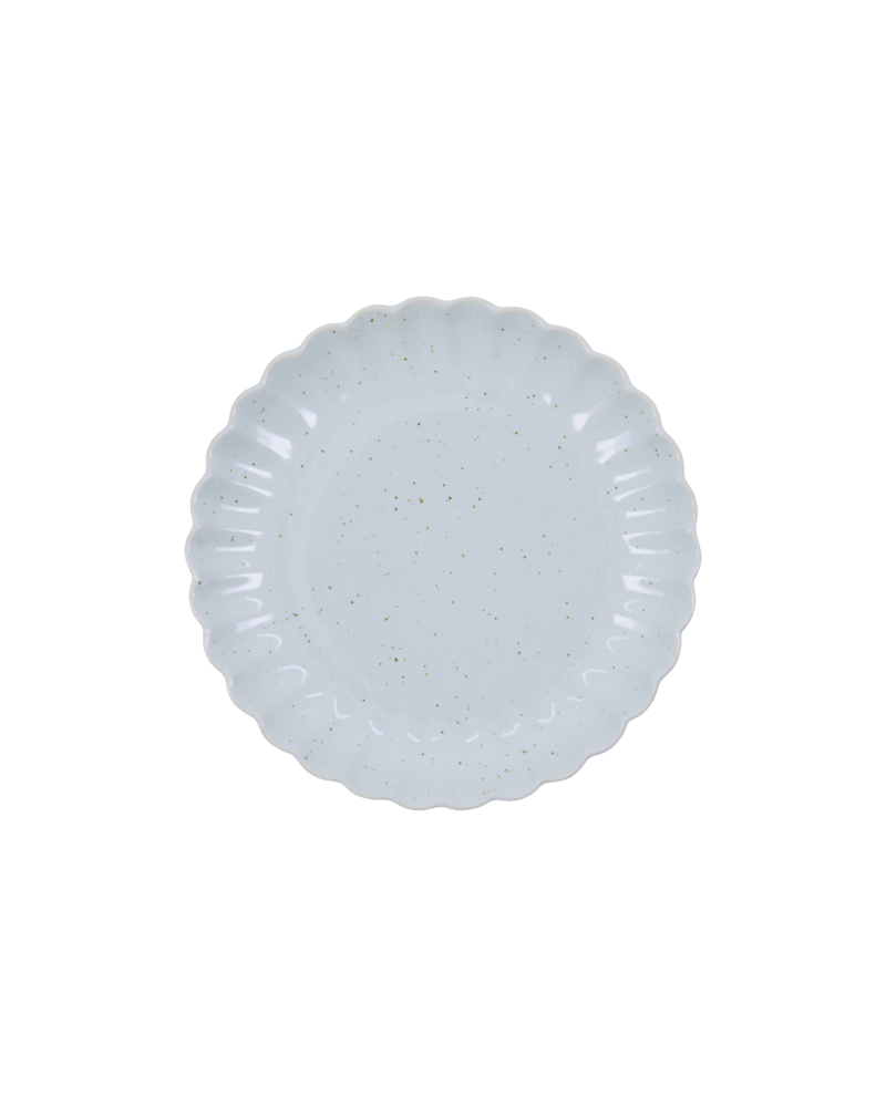 House Doctor Scallop lunch plates, light blue, set of 6 - 267710017 House Doctor Scallop lunch plates, light blue, set of 6 - 267710017