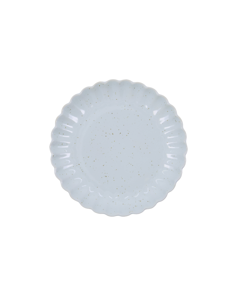 House Doctor Scallop Lunchteller, hellblau, 6er-Set - 267710017 House Doctor Scallop Lunchteller, hellblau, 6er-Set - 267710017