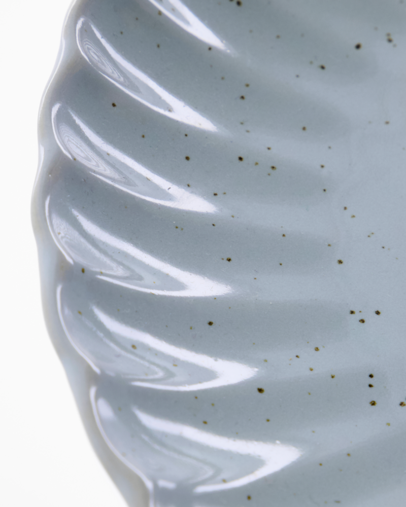 House Doctor Scallop lunch plates, light blue, set of 6 - 267710017 House Doctor Scallop lunch plates, light blue, set of 6 - 267710017