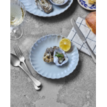 House Doctor Scallop lunchborden lichtblauw set van 6 stuks - 267710017 House Doctor Scallop lunchborden lichtblauw set van 6 stuks - 267710017