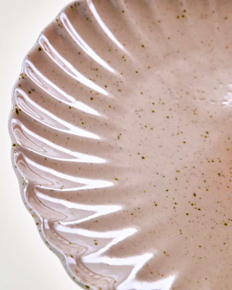 House Doctor Scallop lunch plates pink set of 6 - 900000236 House Doctor Scallop lunch plates pink set of 6 - 900000236