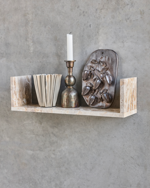 House Doctor Marr wall shelf beige marble - 900000326 House Doctor Marr wall shelf beige marble - 900000326