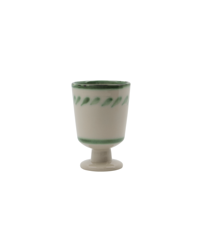 House Doctor Lot de 4 mugs Diva blanc cassé/vert - 900000469 House Doctor Lot de 4 mugs Diva blanc cassé/vert - 900000469