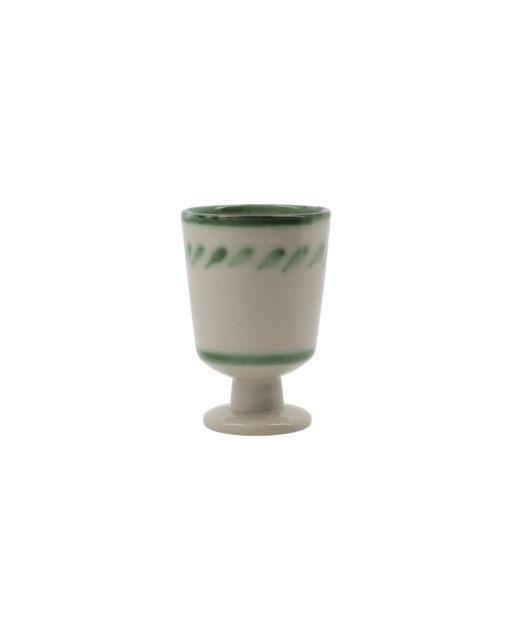 House Doctor Lot de 4 mugs Diva blanc cassé/vert - 900000469 House Doctor Lot de 4 mugs Diva blanc cassé/vert - 900000469