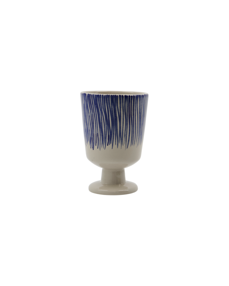 House Doctor Diva mugs off-white/blue set of 4 - 5707644921894 House Doctor Diva mugs off-white/blue set of 4 - 5707644921894