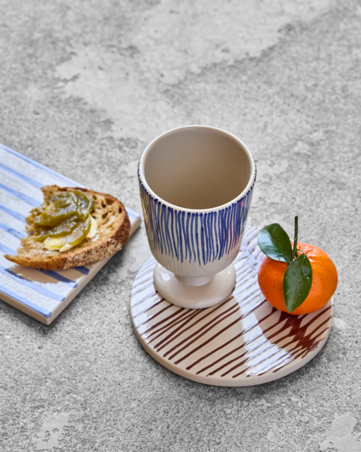 House Doctor Lot de 4 mugs Diva blanc cassé/bleu - 5707644921894 House Doctor Lot de 4 mugs Diva blanc cassé/bleu - 5707644921894