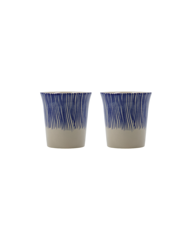 House Doctor Diva mokken blauw set van 4 stuks - 900000485 House Doctor Diva mokken blauw set van 4 stuks - 900000485