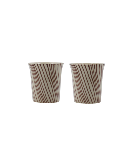 House Doctor Lot de 4 mugs Diva marron - 900000489 House Doctor Lot de 4 mugs Diva marron - 900000489