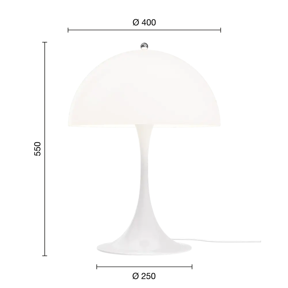 Louis Poulsen Panthella 400 bordslampa opal - 5744167042