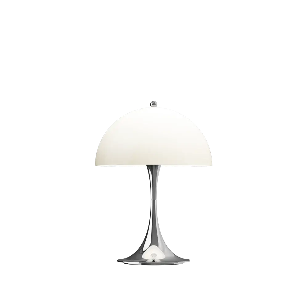 Louis Poulsen Lampada da tavolo portatile Panthella 250 cromo opalino beige - 5744172998 Louis Poulsen Lampada da tavolo portatile Panthella 250 cromo opalino beige - 5744172998