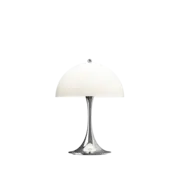 Louis Poulsen Lampada da tavolo portatile Panthella 250 cromo opalino beige - 5744172998 Louis Poulsen Lampada da tavolo portatile Panthella 250 cromo opalino beige - 5744172998