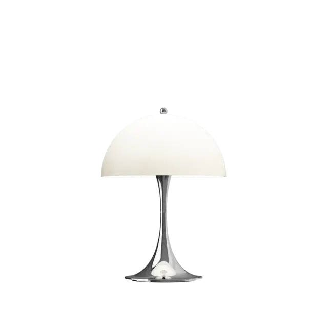 Louis Poulsen Lampe de table portable Panthella 250 chrome opalin beige - 5744172998 Louis Poulsen Lampe de table portable Panthella 250 chrome opalin beige - 5744172998