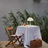 Louis Poulsen Lámpara de mesa portátil Panthella 250 blanco ópalo - 5744172943 Louis Poulsen Lámpara de mesa portátil Panthella 250 blanco ópalo - 5744172943