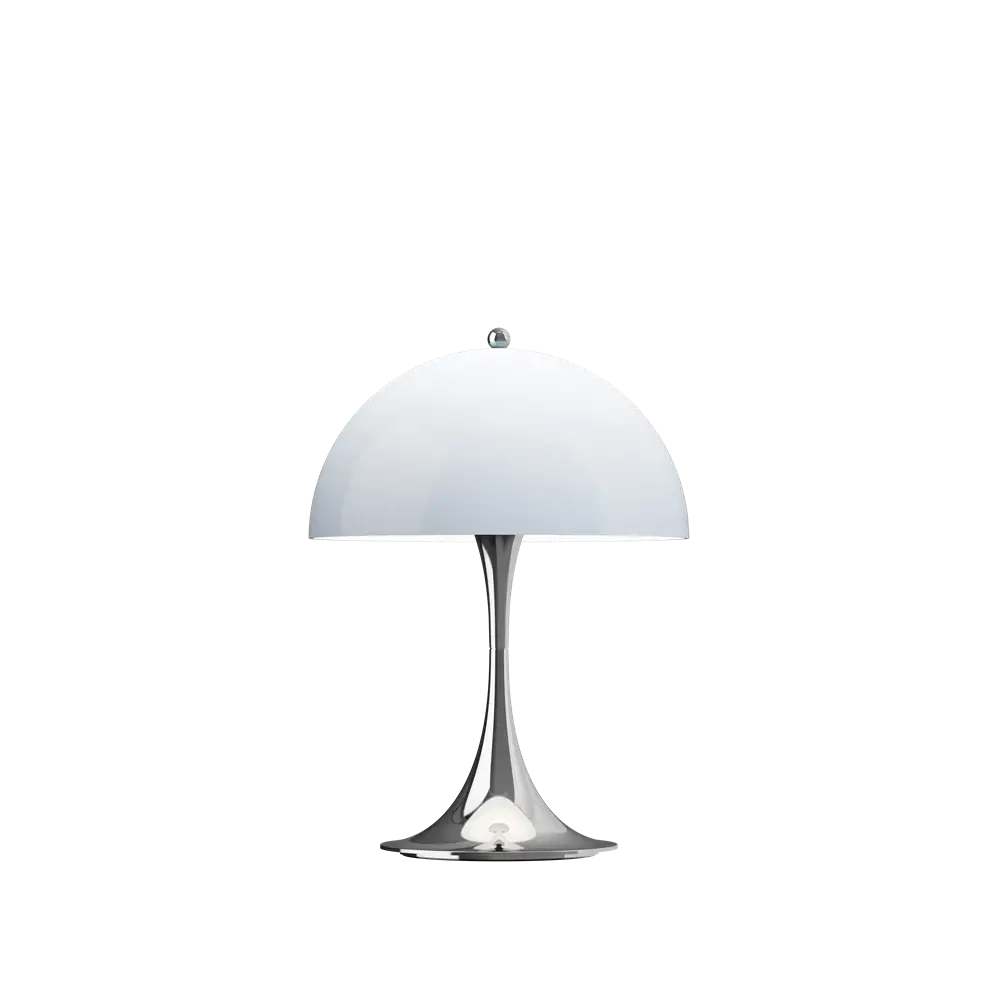Louis Poulsen Panthella 250 portable tafellamp chrome opal blue grey - 5744172956 Louis Poulsen Panthella 250 portable tafellamp chrome opal blue grey - 5744172956