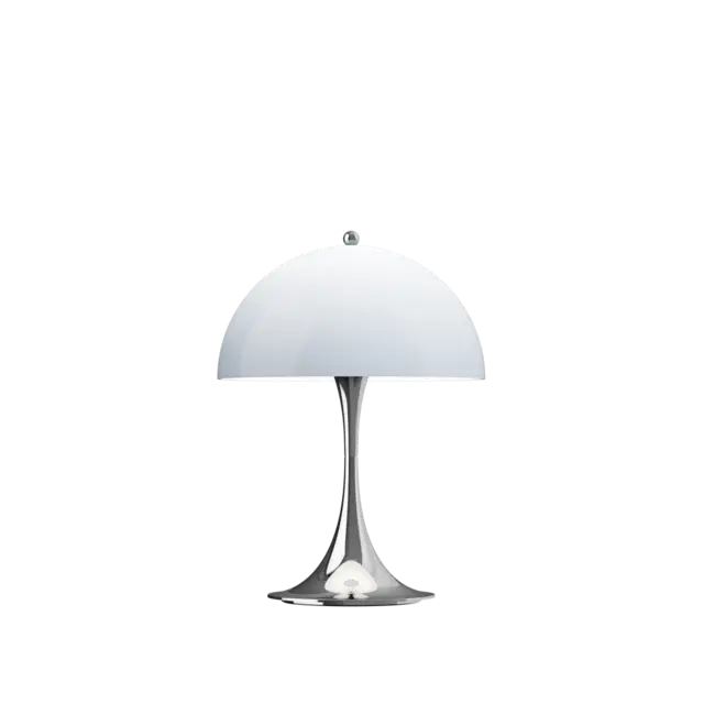Louis Poulsen Panthella 250 portable tafellamp chrome opal blue grey - 5744172956 Louis Poulsen Panthella 250 portable tafellamp chrome opal blue grey - 5744172956