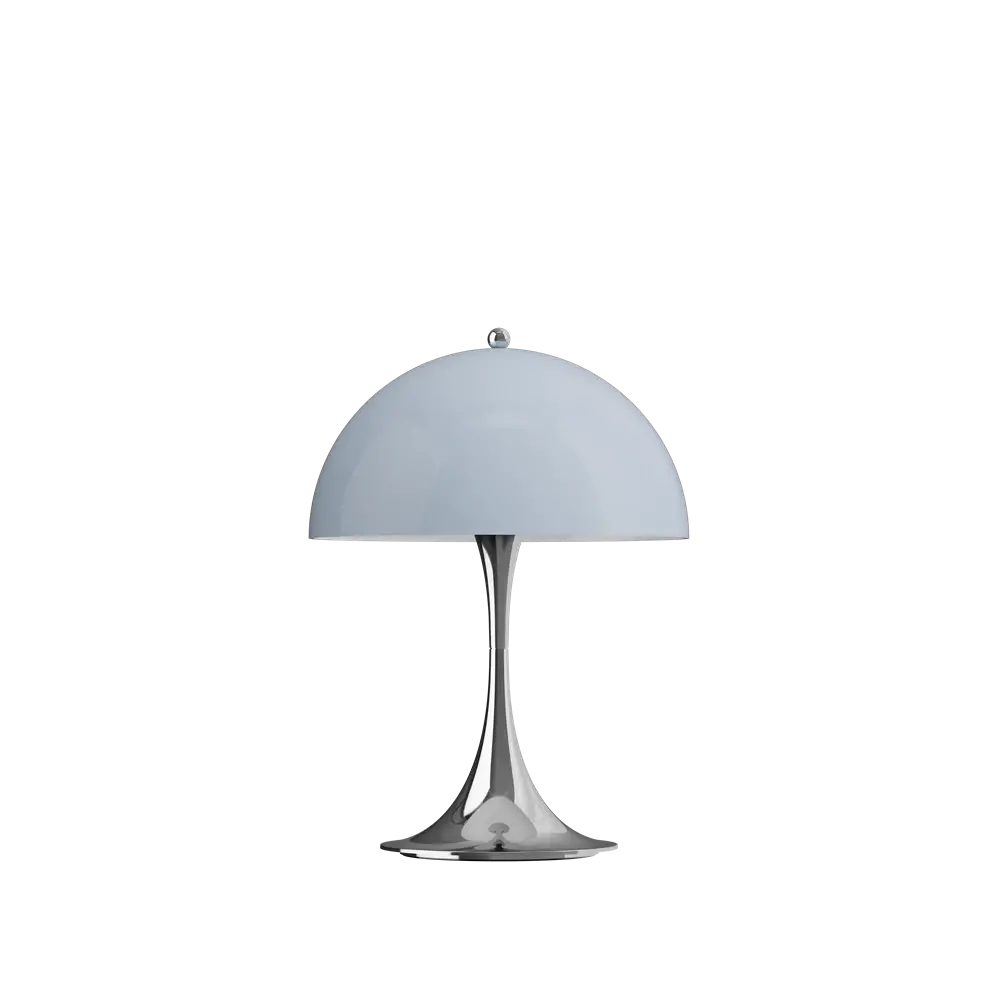 Louis Poulsen Panthella 250 portable tafellamp chrome opal blue grey - 5744172956 Louis Poulsen Panthella 250 portable tafellamp chrome opal blue grey - 5744172956