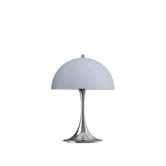 Louis Poulsen Panthella 250 portable tafellamp chrome opal blue grey - 5744172956 Louis Poulsen Panthella 250 portable tafellamp chrome opal blue grey - 5744172956