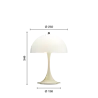 Louis Poulsen Panthella 250 bärbar bordslampa opalbeige - 5744172985 Louis Poulsen Panthella 250 bärbar bordslampa opalbeige - 5744172985