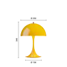 Louis Poulsen Panthella 250 bärbar bordslampa ogenomskinlig gul - 5744173036 Louis Poulsen Panthella 250 bärbar bordslampa ogenomskinlig gul - 5744173036