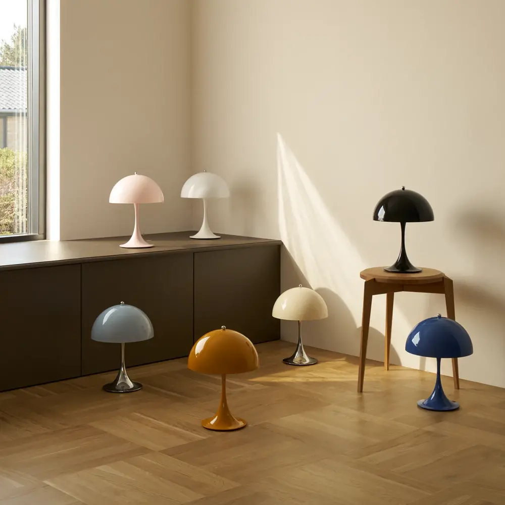 Louis Poulsen Lámpara de mesa portátil Panthella 250 amarillo opaco - 5744173036 Louis Poulsen Lámpara de mesa portátil Panthella 250 amarillo opaco - 5744173036