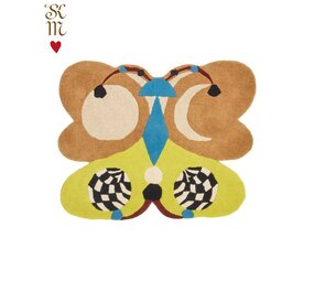 Doing Goods Melody Moon butterfly rug lemon L