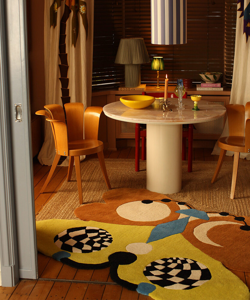 Doing Goods Alfombra de mariposas Melody Moon color limón XL - 1.45.10.117.099.6 Doing Goods Alfombra de mariposas Melody Moon color limón XL - 1.45.10.117.099.6