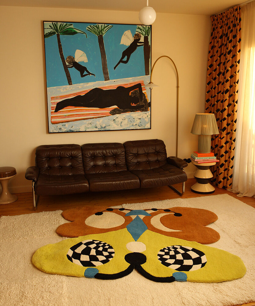 Doing Goods Tappeto a farfalla Melody Moon limone XL - 1.45.10.117.099.6 Doing Goods Tappeto a farfalla Melody Moon limone XL - 1.45.10.117.099.6