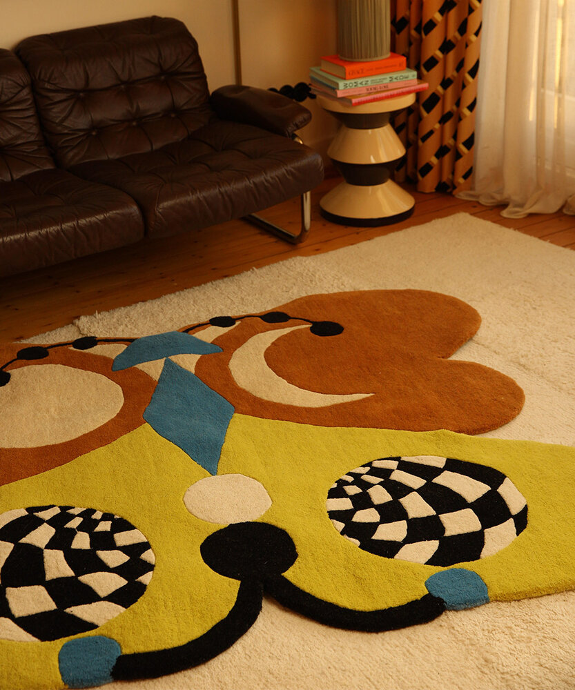 Doing Goods Melody Moon butterfly vloerkleed lemon XL - 1.45.10.117.099.6 Doing Goods Melody Moon butterfly vloerkleed lemon XL - 1.45.10.117.099.6