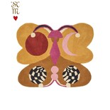 Doing Goods Melody Moon butterfly vloerkleed ocre L - 1.45.10.120.099.5