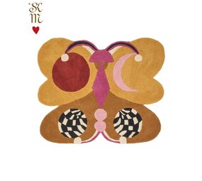 Doing Goods Tappeto a farfalla Melody Moon ocre L