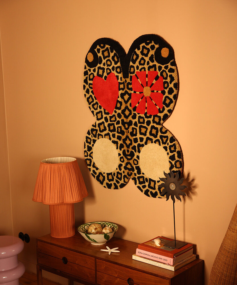 Doing Goods Loony leopard butterfly vloerkleed L - 1.45.10.125.099.5