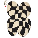 Doing Goods Cleo checkered butterfly vloerkleed XL - 1.45.10.132.099.5 Doing Goods Cleo checkered butterfly vloerkleed XL - 1.45.10.132.099.5