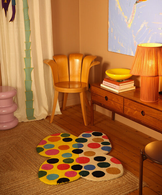 Doing Goods Tappeto Marley multi farfalla L - 1.45.10.136.099.5 Doing Goods Tappeto Marley multi farfalla L - 1.45.10.136.099.5