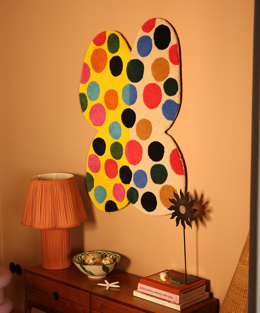 Doing Goods  Marley multi butterfly vloerkleed L - 1.45.10.136.099.5 Doing Goods  Marley multi butterfly vloerkleed L - 1.45.10.136.099.5