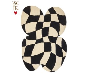 Doing Goods Tapis papillon à carreaux Cleo L